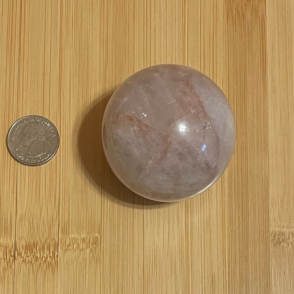 Fire Quartz Sphere #2 - Picture 2 of 6
